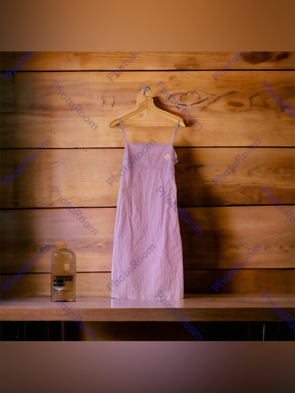 FLO Purple Spaghetti Strap Dress With Mesh Lining Size 8 Festival Barbiecore